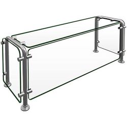 Hatco ED20-03612 Full Service Mounted Food Shield - 36" x 12" x 18", Glass/Stainless Steel, Clear, 0.38 in