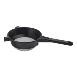 Matfer Bourgeat 017364 Exoglass 8" Small Mesh Grid Sieve w/ 2 Pan Hooks, Stainless Steel/Composite Ergonomic Handle
