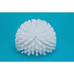 Carlisle 45006EC02 6" Round Pipe & Valve Brush - Polyester Bristles, White
