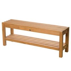 ARB Teak Coach 36 Inch Teak Shower Bench with Shelf BEN545