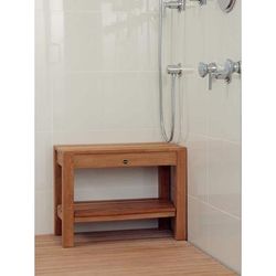 ARB Teak Coach 24 Inch Teak Shower Bench with Shelf BEN516