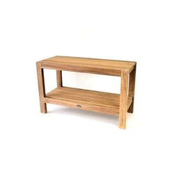 ARB Teak Fiji 30 Inch Teak Shower Bench with Shelf BEN604