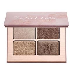 ZOEVA - VELVET LOVE EYESHADOW QUAD Ombretti 6 g Marrone unisex