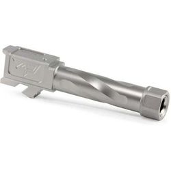 Zaffiri Precision Glock 26 Gen 1-4 Threaded Pistol Barrel 9mm Caliber 1/2x28 Threads Per Inch 416R Stainless Steel Stainless Steel ZP.26BTSS