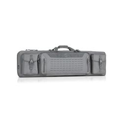 Savior Equipment Urban Warfare Double Rifle Case Grey 45in L x 12in H RB-4612DG-VER2-GS