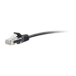 C2G RJ45 Male to RJ45 Male Slim Cat 6 Patch Cable (7', Black) 01106