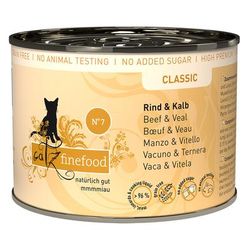 6x200g Beef & Veal Catz Finefood Wet Cat Food