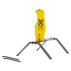 Caldwell AR500 Prairie Dog Popper Auto Reset Target AR500 Steel Yellow 1178561