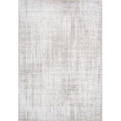 "Pasargad Home Amari Collection Hand-Loomed Bsilk & Wool Taupe Area Rug- 5' 3" X 7' 8" - Pasargad Home PDC-38T 5x8"