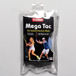 Tourna Mega Tac Overgrips 10 Pack Tennis Overgrips Blue