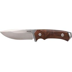 WOOX Rock 62 Fixed Blade Knife 4.25in Sleipner Steel Full Tang Blade Walnut Plain Handle BUKNF00103
