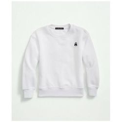 Brooks Brothers Girls Terry Sweatshirt | White | Size 4