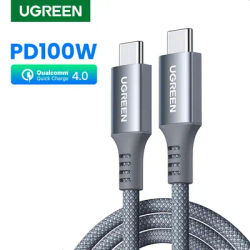 UGREEN-Câble de charge rapide USB Type-C 100W pour iPhone 15 Macbook Pro 22 Samsung 5A