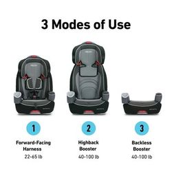 Graco Nautilus 65 3-in-1 Harness Booster Car Seat - Bravo