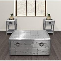 Pilot Coffee Table and 2 Pilot End Tables - Moti