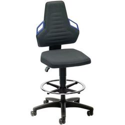 Siège Haut Ergoconfort Supertec Noir Roulettes Autobloquante - Bimos