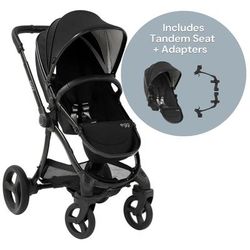 egg Strollers egg2 Double Stroller Bundle - Just Black