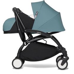 Babyzen YOYO2 Ultra Compact 0+ Stroller - Black / Aqua
