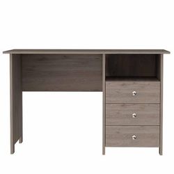 Jacksonville 3 Drawers Computer Desk with Open Storage Cabinet - FM Furniture FM5690ELZ