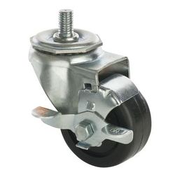 Focus FTC34105HD 5" Stem Caster w/ Brake, Brakes, Non-Marking Tread
