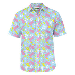 Men's PEEPS Sugar Me Squiggled Button Down Shirt