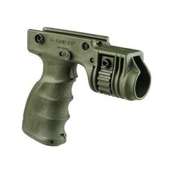 FAB Defense Tactical Grip & 1in. Flashlight Adapter w/ Activation Trigger OD Green fx-tgripg