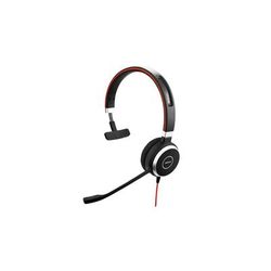 Jabra Evolve 40 UC Mono Auricolare Cablato A Padiglione Ufficio Nero