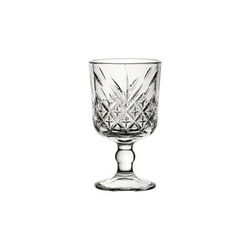 Steelite P51718 2 oz Pasabahce Timeless Vintage Stemmed Shot Glass, Clear