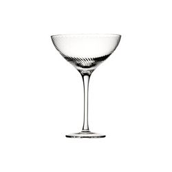 Steelite UR90729 10 1/4 oz Utopia Twisted Hayworth Coupe Glass, Clear