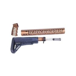 Guntec USA AR .308 Ultralight Series Complete Furniture Set Bronze ULTRA-SET-308-BRZ