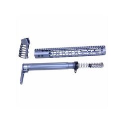 Guntec USA AR .308 AIR Lite Series Complete Furniture Set Grey AIRLITE-SET-308-GREY