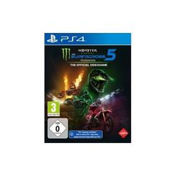 PLAION Monster Energy Supercross - The Official Videogame 5 Standard Tedesca, Inglese PlayStation 4