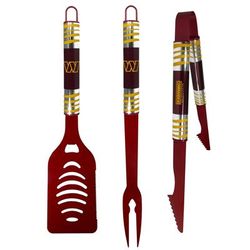 Washington Commanders 3 pc Color BBQ Tool Set - Siskiyou Buckle F3CC135