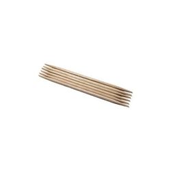 Rofson TRH800 Round Wood Hotel Toothpick, Beige