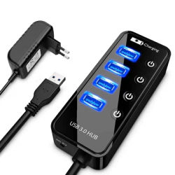 Chargeur de téléphone intelligent avec adaptateur secteur HUB USB 3.0 4 ports multi pour ISub