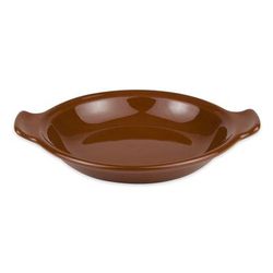 Libbey 922229800 11-1/4 oz. Baker, Round Handled Bowl, Clay, Terracotta, Brown