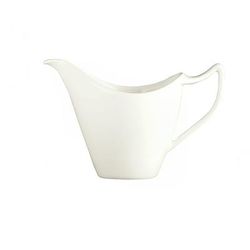 Libbey 987659339 3 3/4 oz Silk Creamer - Porcelain, White Royal Rideau