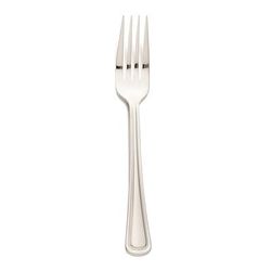 Libbey 101 039 8" Dinner Fork with 18/8 Stainless Grade, Classic Rim II Pattern, Stainless Steel