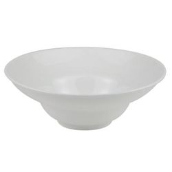 Libbey BW-8102 9 5/8" Round Sea Bright Porcelain Bowl w/ 16 oz Capacity & Wide Rim, Chef's Selection, White