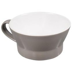 Libbey ENG-13-O 12 1/2 oz Round Englewood Handled Bowl/Mug - Porcelain, Olive, Brown