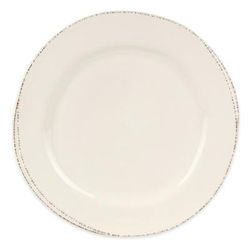 Libbey FH-604 12" Round Farmhouse Plate - Porcelain, Cream White