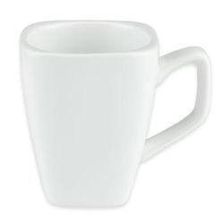 Libbey SL-1 9 oz Tall Porcelain Cup, Slate, White