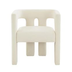 Sloane Cream Velvet Chair - TOV-S44198
