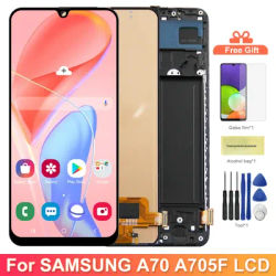 A70 SM-A705F A705FN/DS Display Screen With Frame For Samsung Galaxy A70 LCD Display Touch Screen