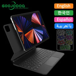 Backlight Magic Keyboard for iPad Pro 13 M4 2024 12.9 M2 for iPad Pro 11 10th Gneration iPad Air 6 Air 5 Air 4 Keyboard folio