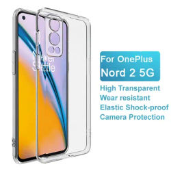 High Quality Clear Phone Case for Oneplus Nord 2 5G Soft TPU Transparent Lens Protective Back Cover