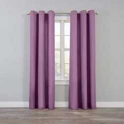 Wide Width BH Studio Microfiber Grommet Panel by BH Studio in Dusty Lavender (Size 50" W 108"L)