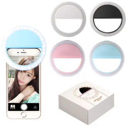 USB Charge LED Selfie Ring Light Supplementary Lighting Night Darkness Selfie Enhancing For Phone