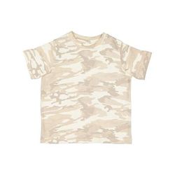 Rabbit Skins 3321 Toddler Fine Jersey T-Shirt in Naturaluflage size 3 | Cotton LA3321, RS3321