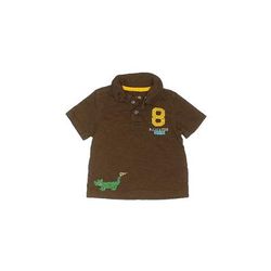 Cherokee Short Sleeve Polo Shirt: Green Tops - Size 18 Month